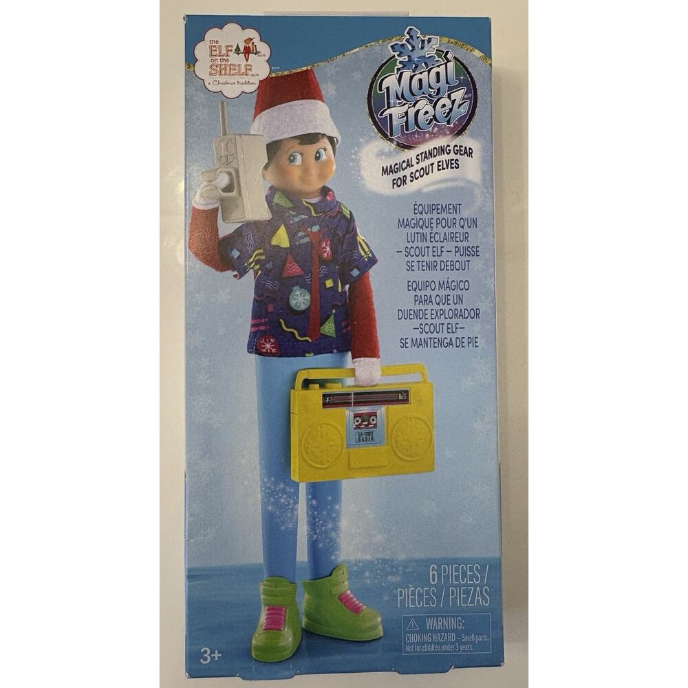 Elf On The Shelf MagiFreez Retro Rad ’80s Gear NEW 6 Pieces (Elf Not Included)